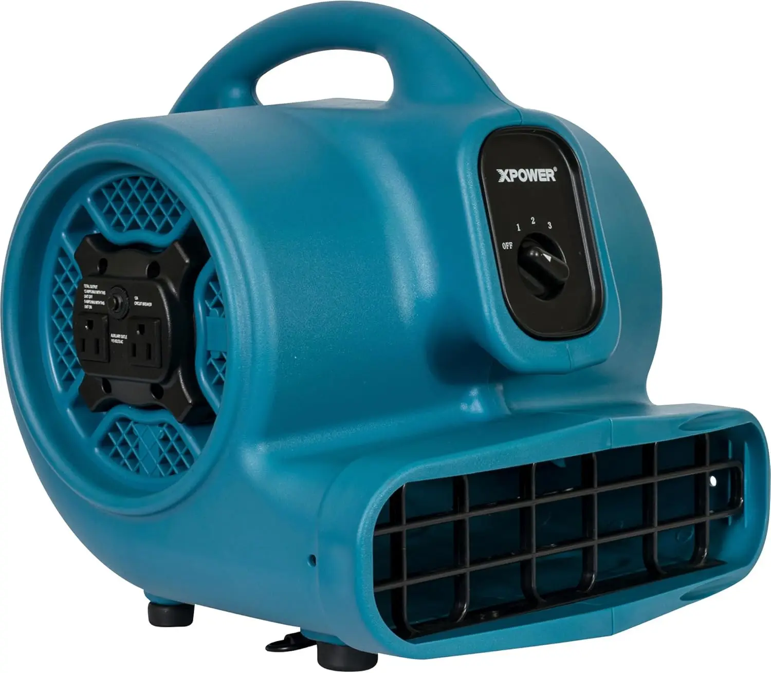 X-400A Pro 1/4 HP 1600 CFM Centrifugal Air Mover, Carpet Dryer, Floor Fan, Blower, Daisy Chain, for Water Damage Restorat