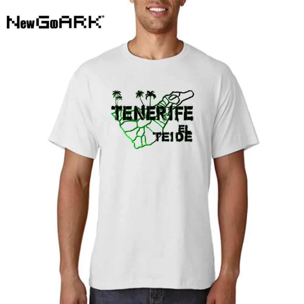 2024 summef tops Tenerife - white t shirt top country Spain design  mens womens