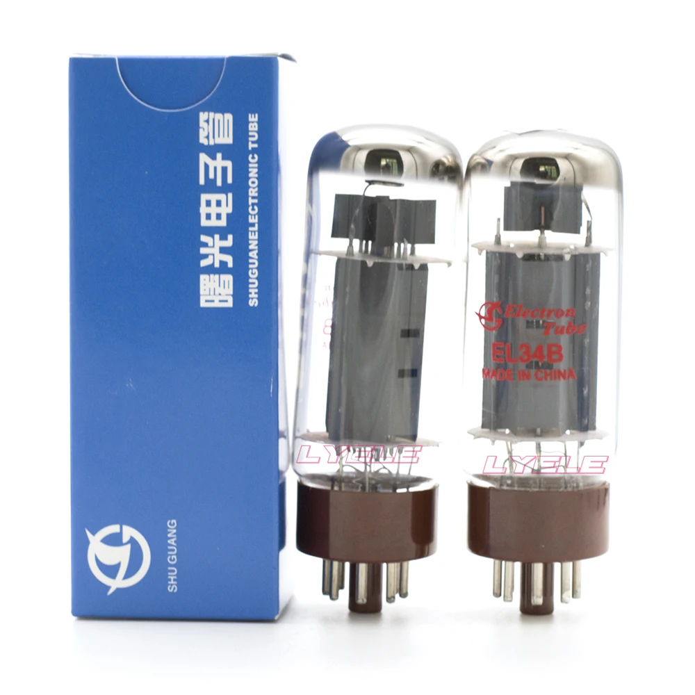 ShuGuang EL34B Vacuum Tube Replaces 6CA7 EL34B 6P3P 5881 6550 KT88 EL34M EL34 Tube Amplifier HIFI Audio Amplifier