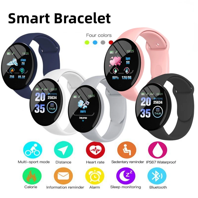 

Men Smart Watch Waterproof Wireless Bluetooth Headsets Women Kids Blood Pressure Monitor Fitness Tracker Watch Sport Smartwatch