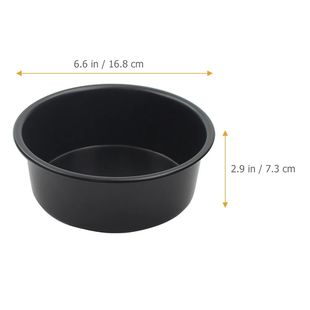 6 Inch Non-Stick Round Cheesecake Pan – Aluminum Alloy Baking Mold for Cakes, Bread, Toast & Desserts