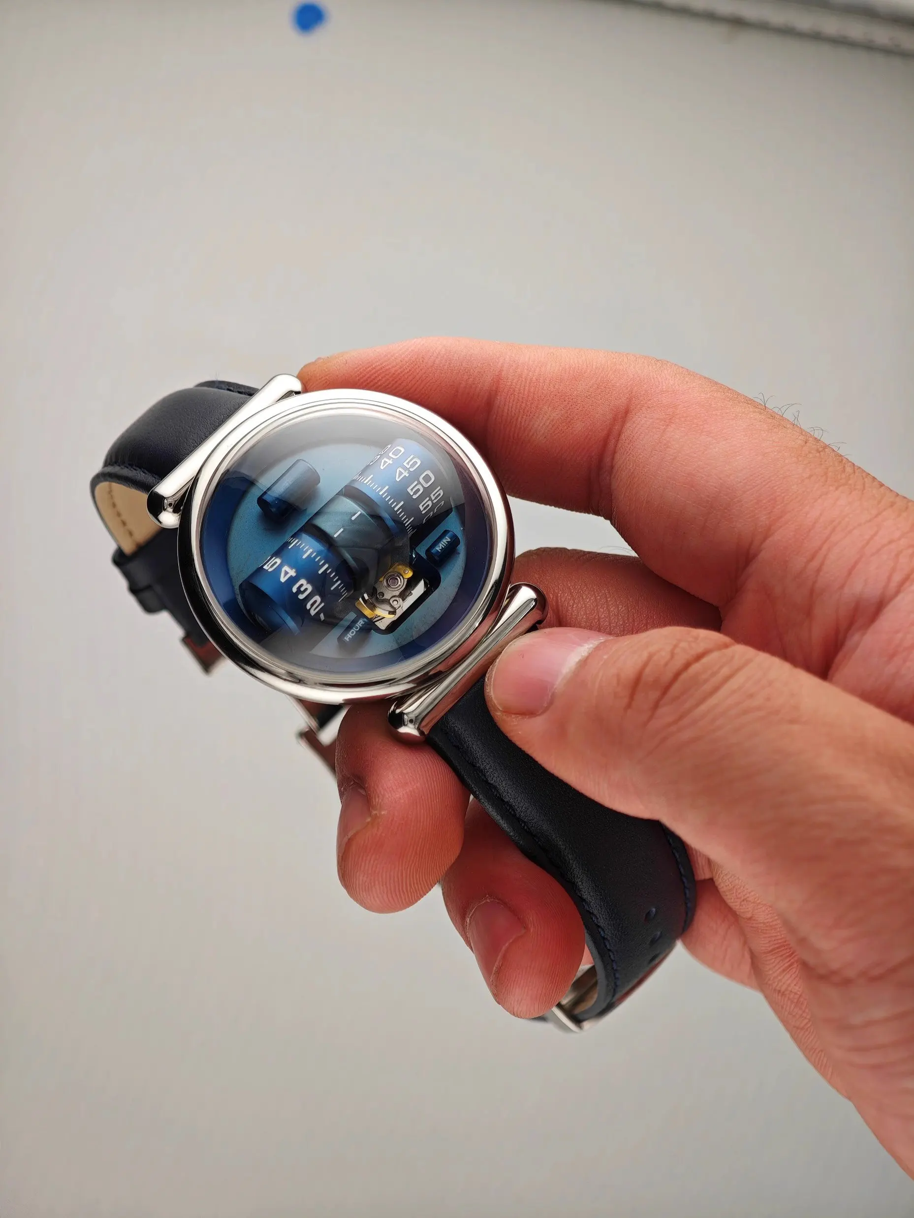 Super Waterproof Style Sapphire Glass Roller Watch, Boys Mechanical Watch Automatic Super Luminous