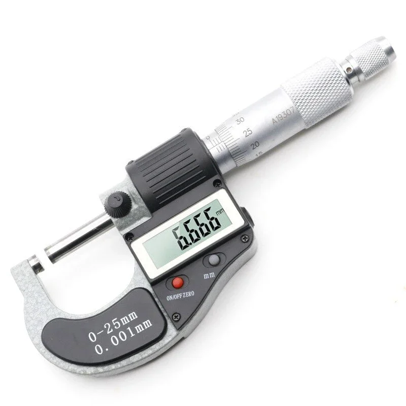 

High Quality 0-25mm Stainless Steel Laser Scale Thickness Electronic Digital Micrometers Screw Gauge