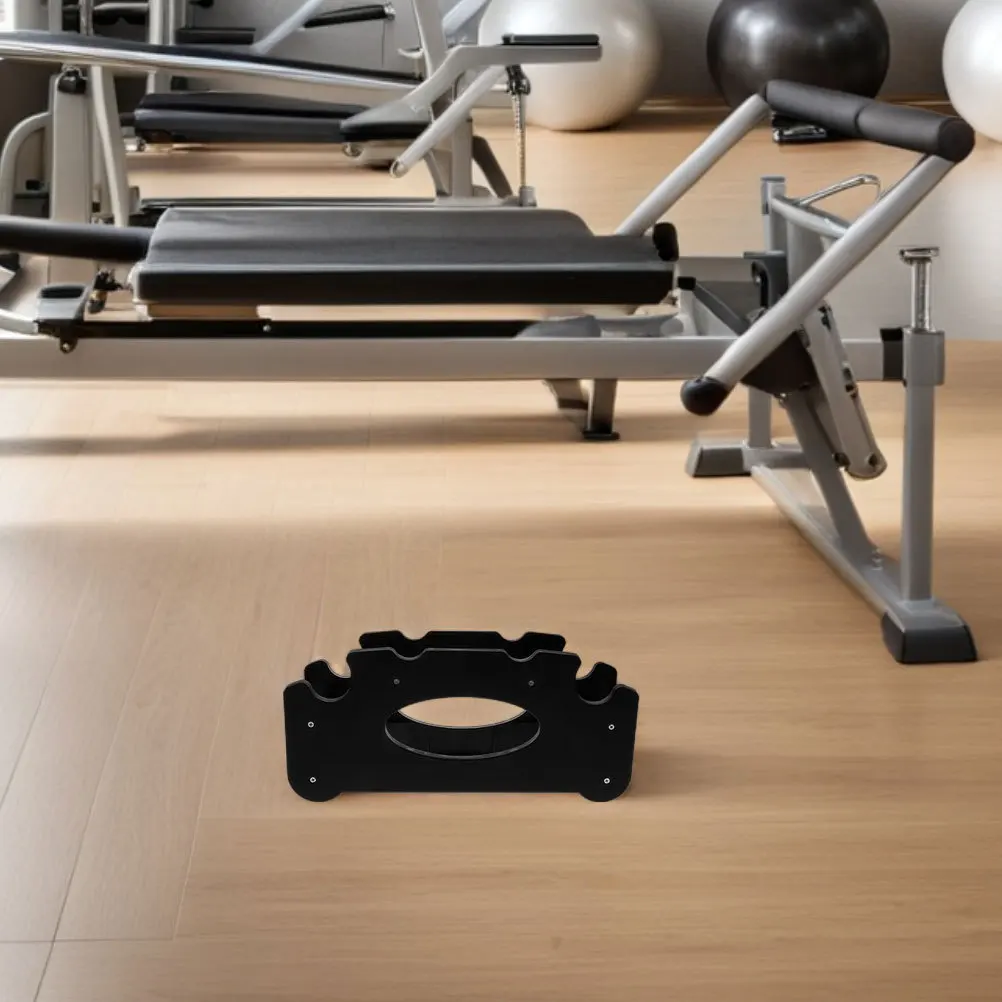 3 قطعة رف الدمبل حامل قابل للفصل منظم صالة الألعاب الرياضية المنزلي تخزين متعدد الطبقات حامل الوزن عالي التحمل لمعدات اللياقة البدنية #4