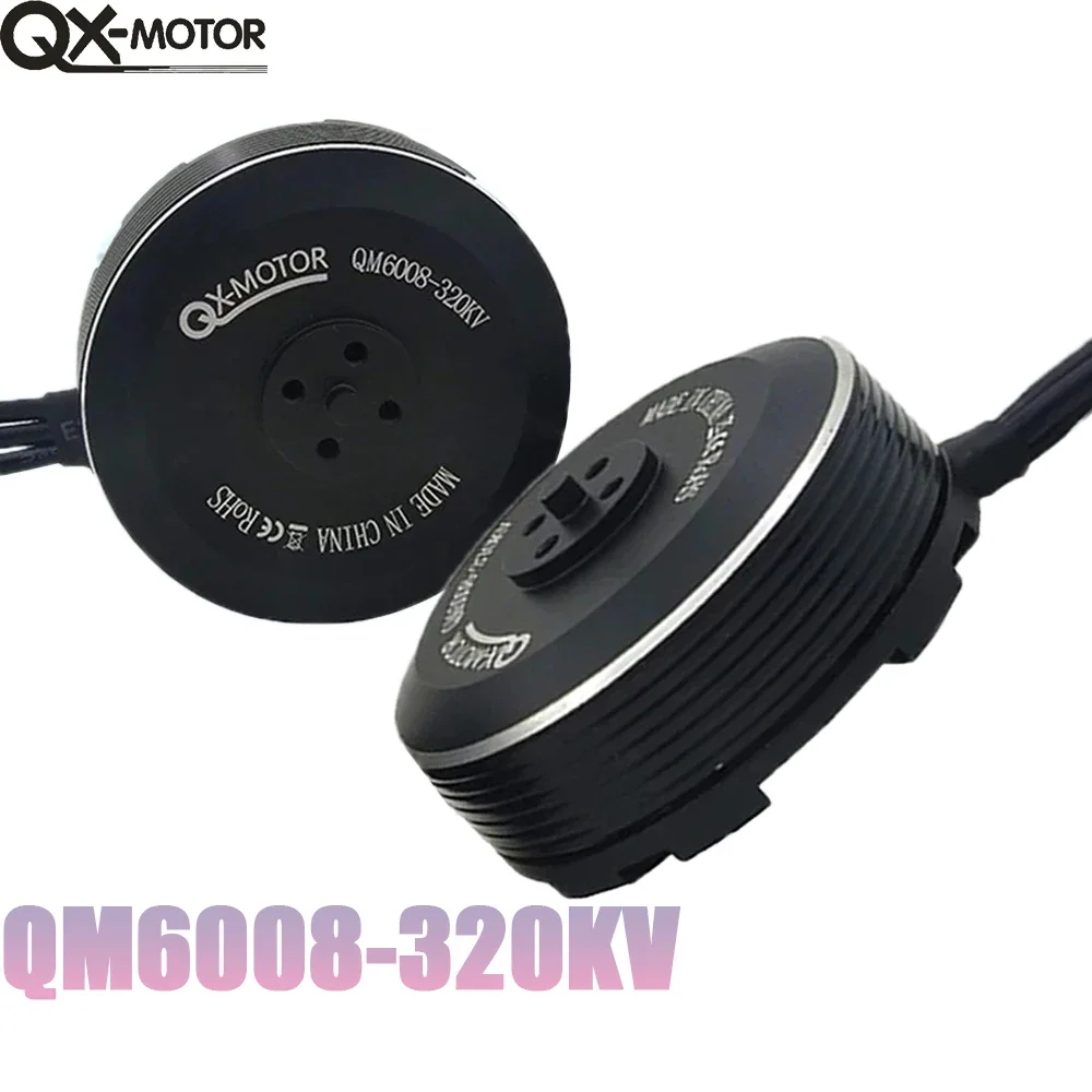 

Бесщеточный двигатель QX-MOTOR QM6008 320KV, оснащенный ESC 40A, подходит для моделей дрона с несколькими роторами.