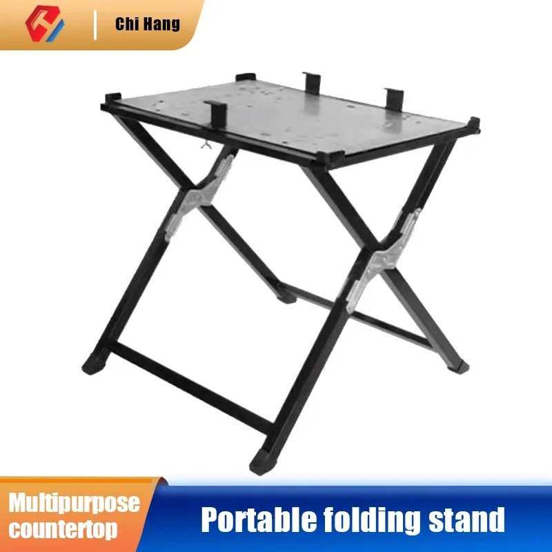 Aluminum Sawing Machine Miter Saw Bracket Workbench Woodworking Table Mobile Bracket Portable Bracket