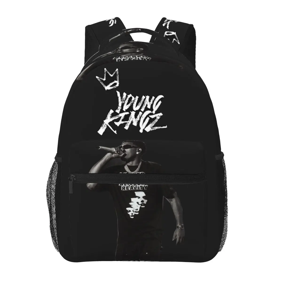 Rapper Myke Towers Europe Tour Backpacks Boys Girls Bookbag Students School Bags Cartoon Rucksack Shoulder Bag Large Capacity