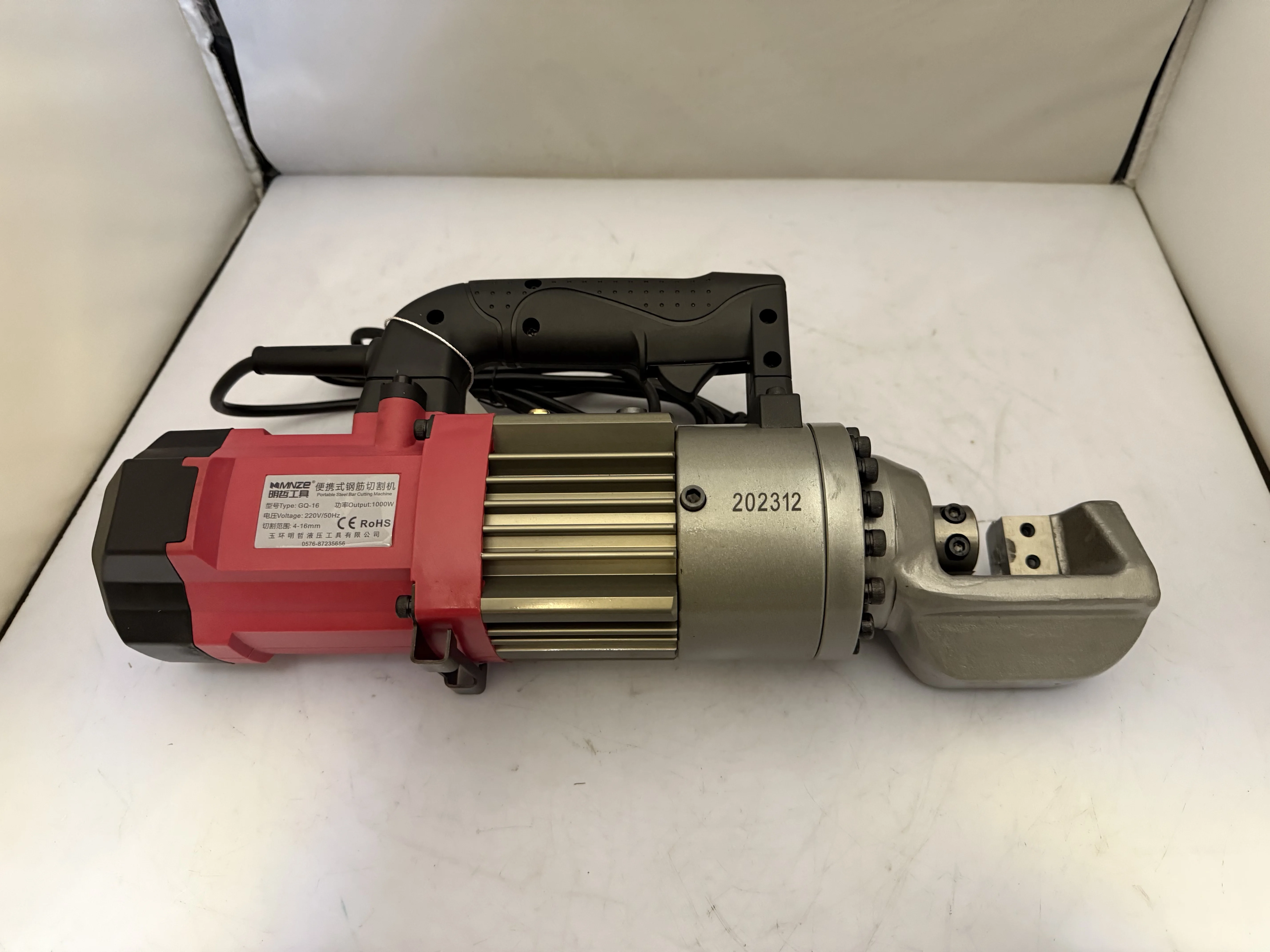 

GQ16 Portable Electric Rebar Scissors, Portable Hydraulic Rebar Cutter, steel bars Solid steel bar Cutter