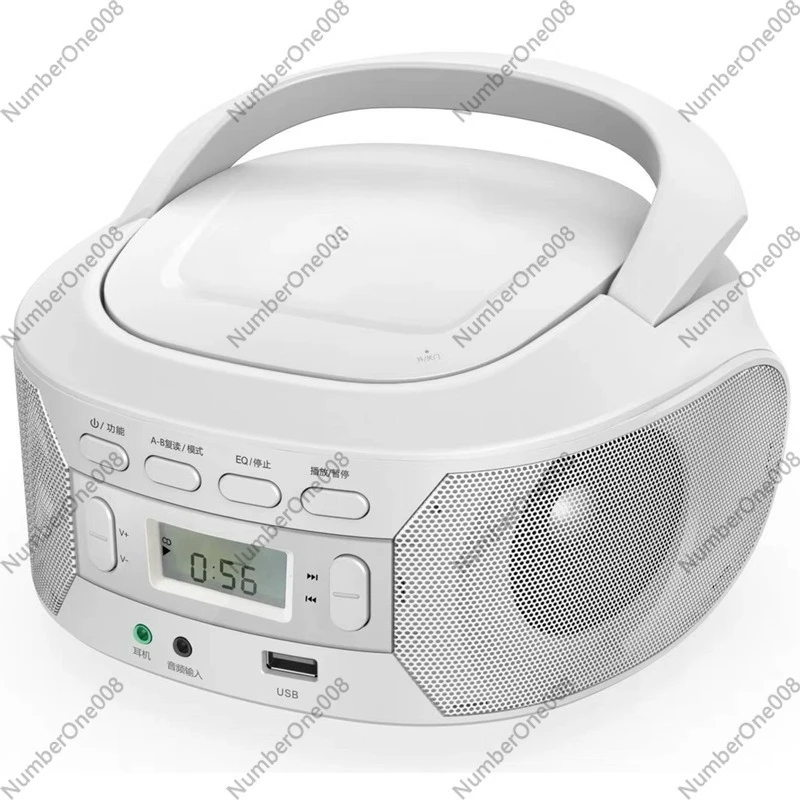 

Ретро-проигрыватель компакт-дисков с Bluetooth-колонкой, Hi-Fi стереосистема для дома с воспроизведением CD/MP3, портативная аудиосистема для дома.