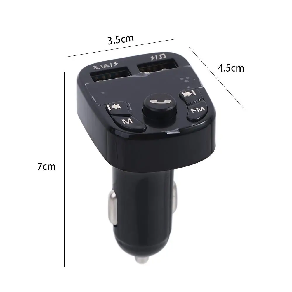 Fast Charger Quick Charger Audio Receiver Adapter Car Player Bluetooth 5.0 FM Transmitter MP3 Modulator Player USB Car Charger