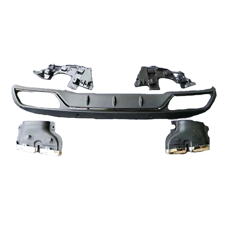 

Fit for Mercedes Benz C-Class W205 Administrative version 2015 2016 2017 2018 Bumper Diffuser