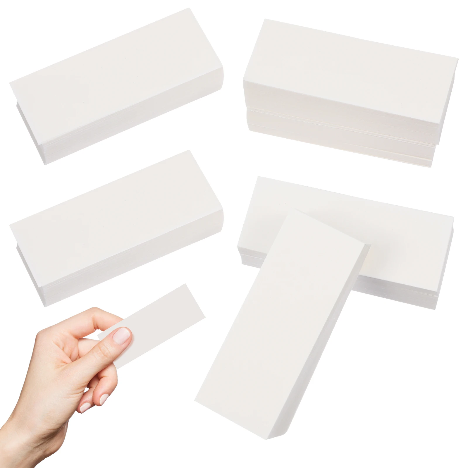 

500 pcs Water Absorbent Experimental Chromatography Paper Strips Neutral Filter Science Consumables for Classroom