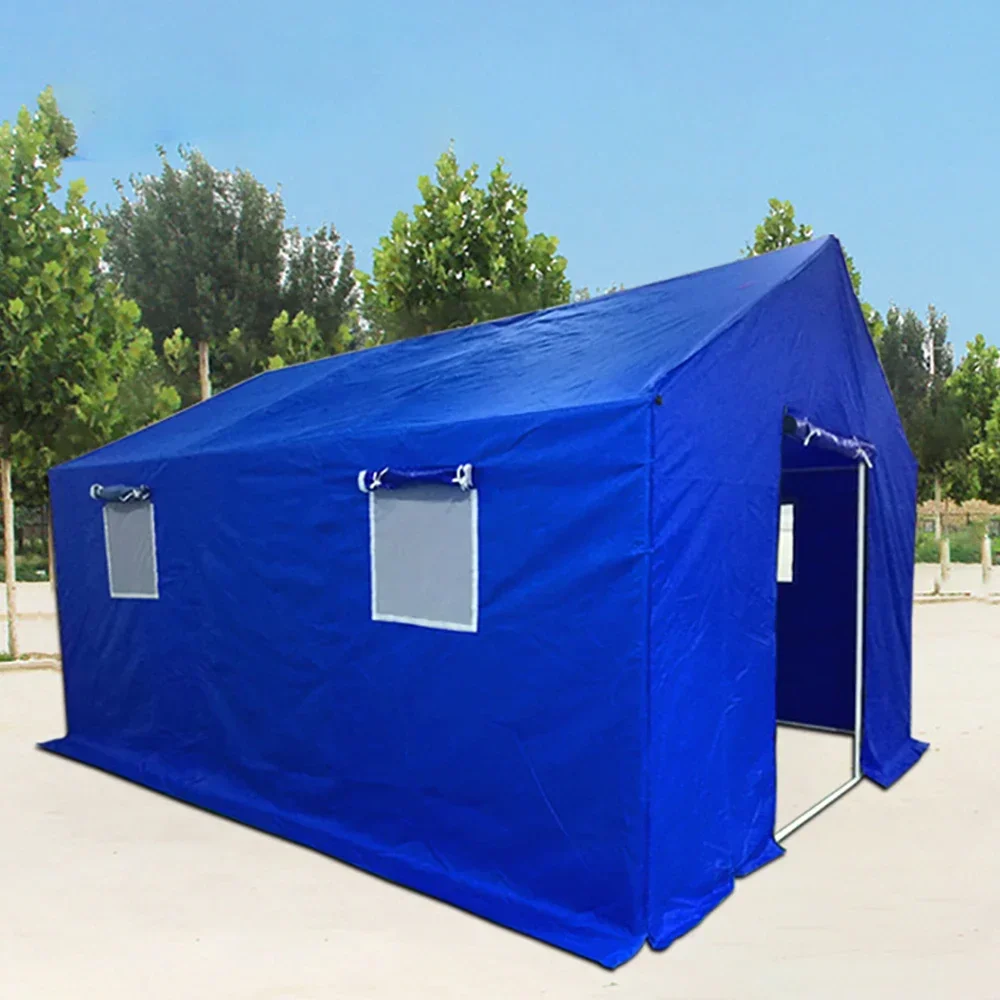 

FEAMONT Large 3x4m Canvas Emergency Tent Waterproof Disaster Relief Field Hospital Tent Outdoor Disaster Relief Tent