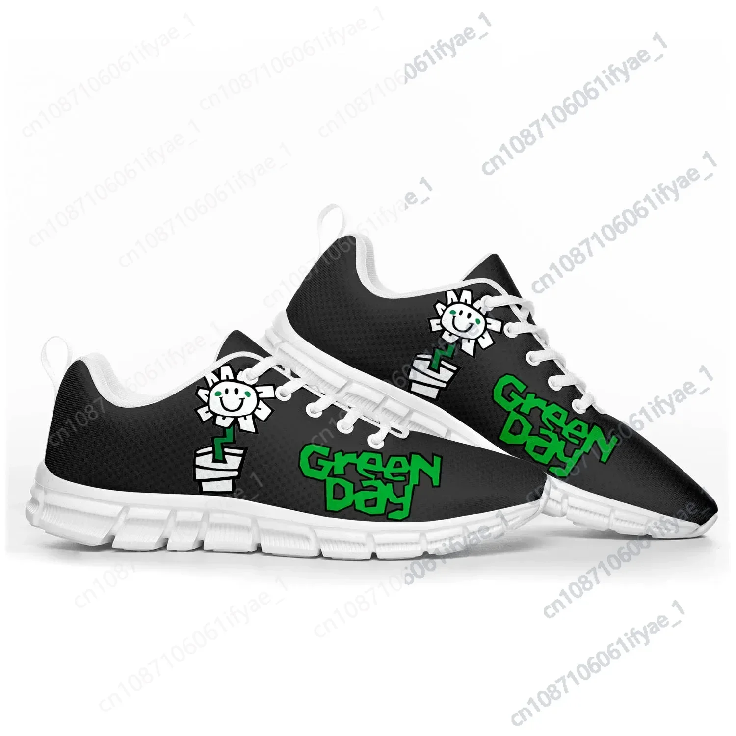 Green Day Pop Rock Band Sports Shoes Mens Womens Teenager Kids Children Sneakers Casual Custom High Quality Couple Shoes White