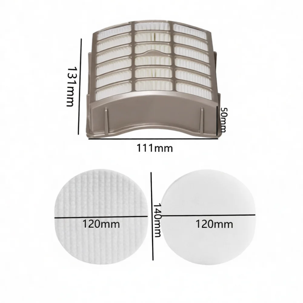 Premium Vacuum Cleaner Filter Components Fits Shark NV70 NV80 UV420 XFF80 XHF80 HEPA Replacement Accessory Allergy Relief