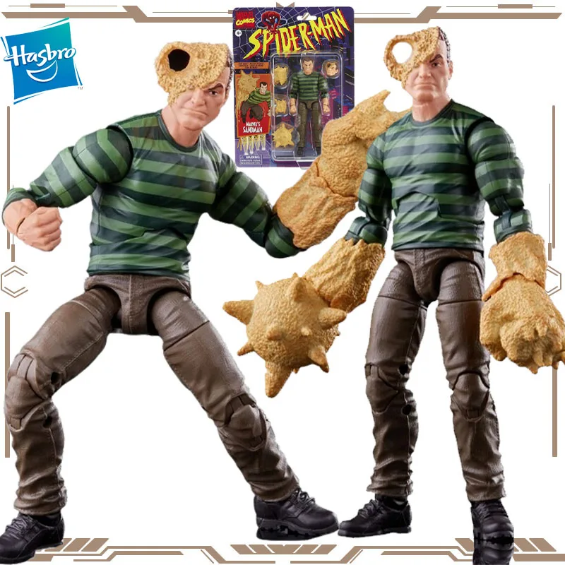 

Hasbro Original Genuine Marvel Legends Spider-Man 6 Inches Sandman Action Figure Toys for Boys Girls Gift Collectible Model