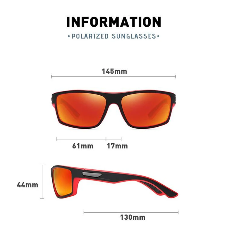 Men Sport Colorful Polarized Sunglasses With Prescription Eyewear Fashion Short-sight Sun Glasses For Man 0 -0.5 -0.75 To -6.0