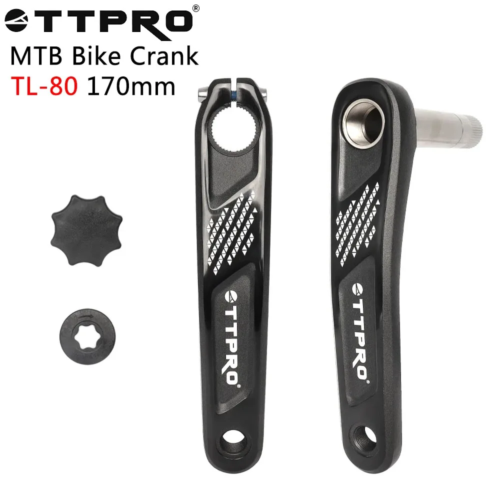 AliExpress TTPRO TL-80 MTB Crankset 170mm Aluminum Alloy Forged Crank Arm with Bottom Bracket Mountain Bike Parts