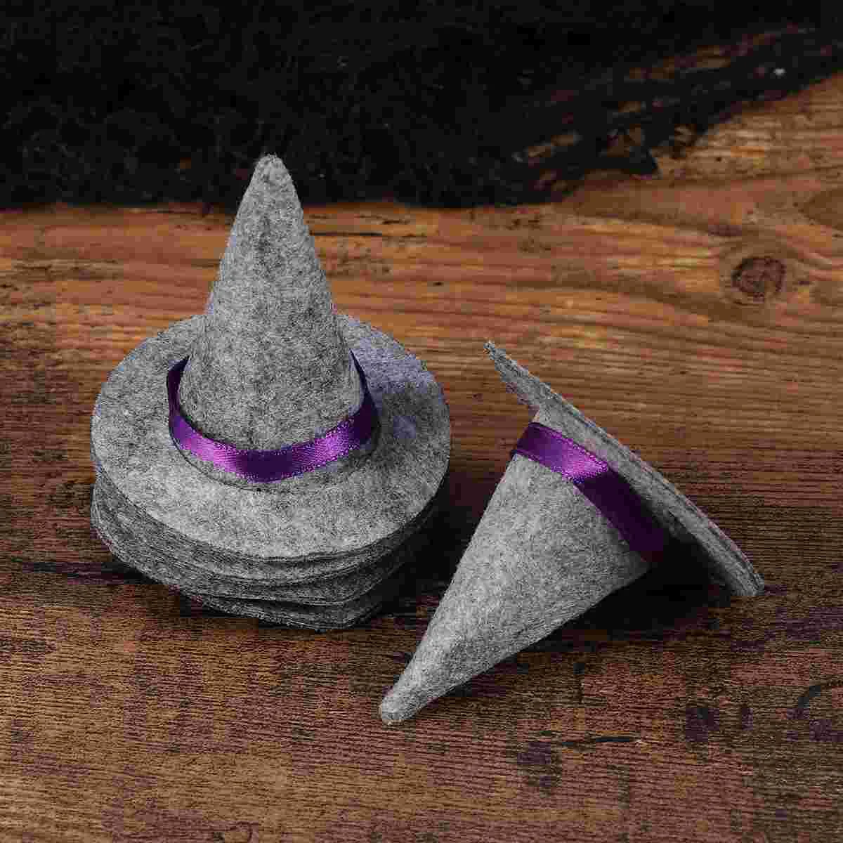 

6 Pcs DIY Crafts Hats Bottle Decor Halloween Decorations Hair Accessories