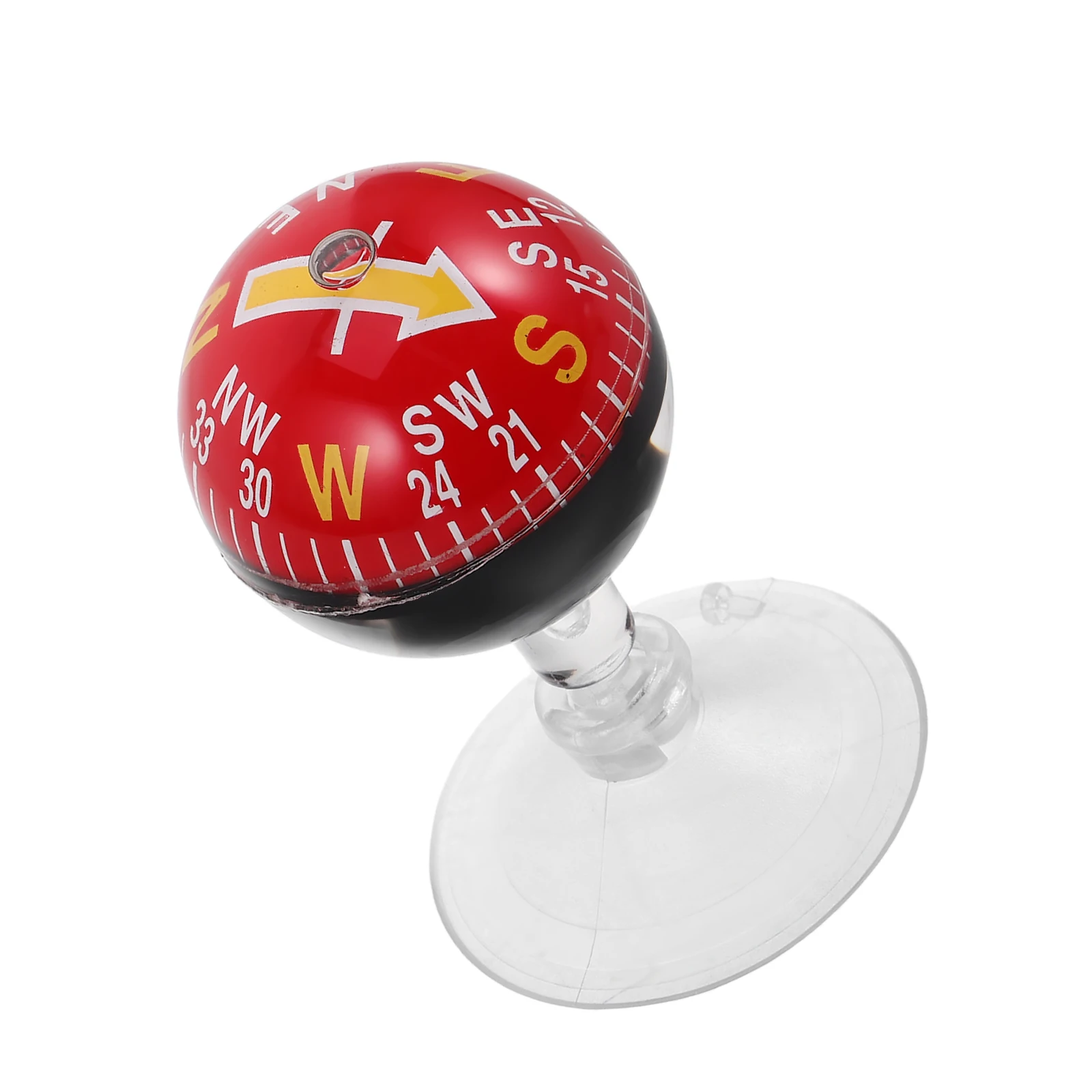 

Car Guide Ball Compass 38mm Plastic Suction Cup Dashboard Reliable Precision Portable Cars Boats Hiking Travel Outdoor