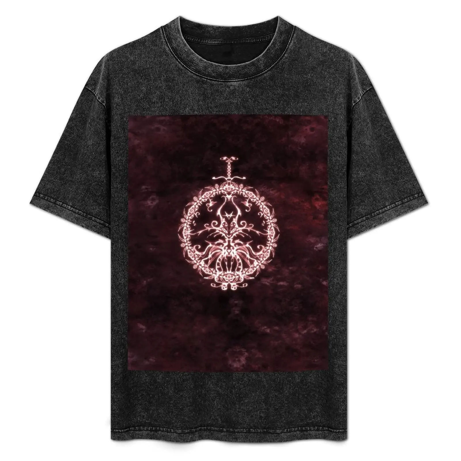 

The All-Seeing Goat, glowing version T-Shirt Casual Basic Street Style T-Shirt