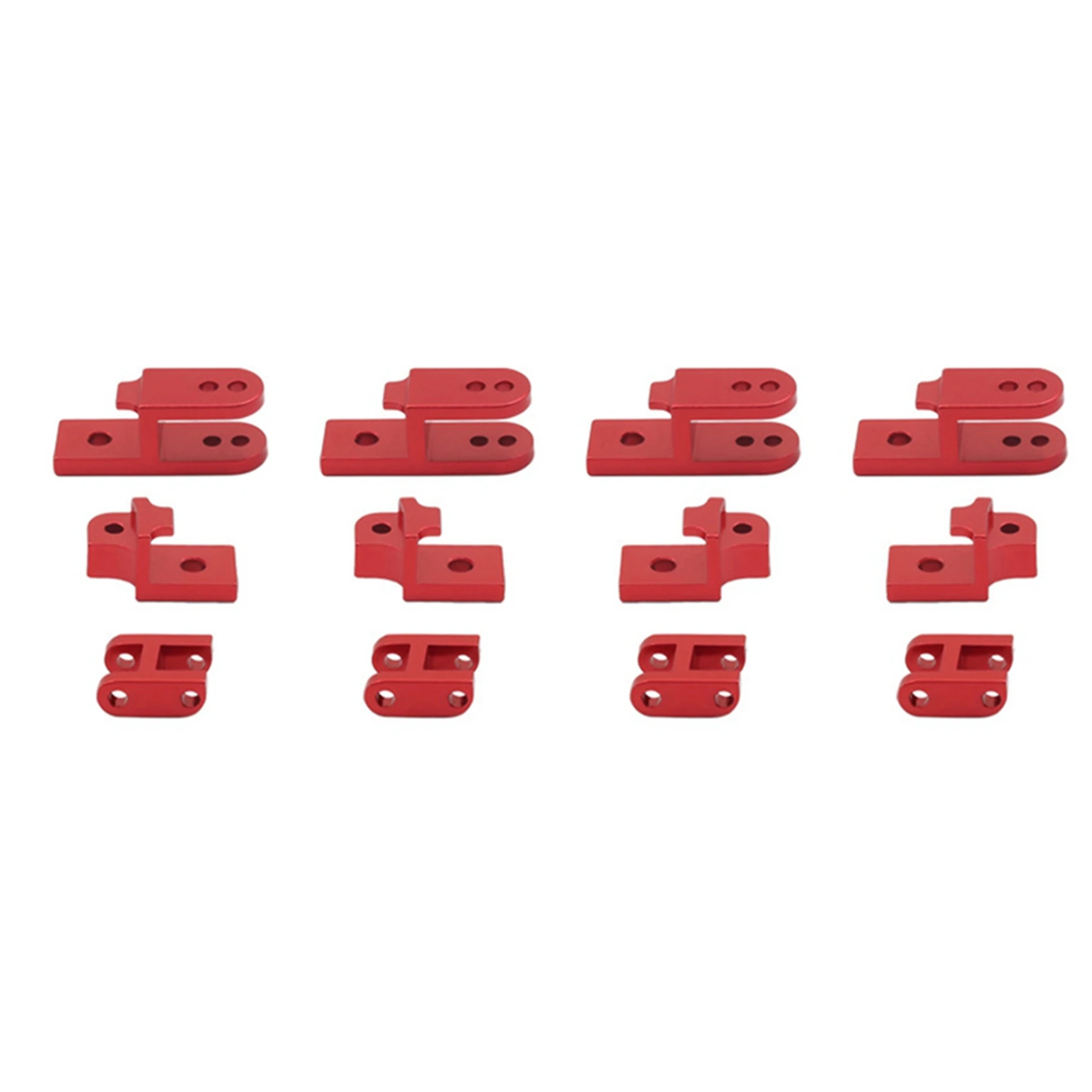 ABUM-2 Set Leaf Spring Damping Suspension Accessories For 1/16 WPL B24 4WD RC Car Upgrade Parts Red