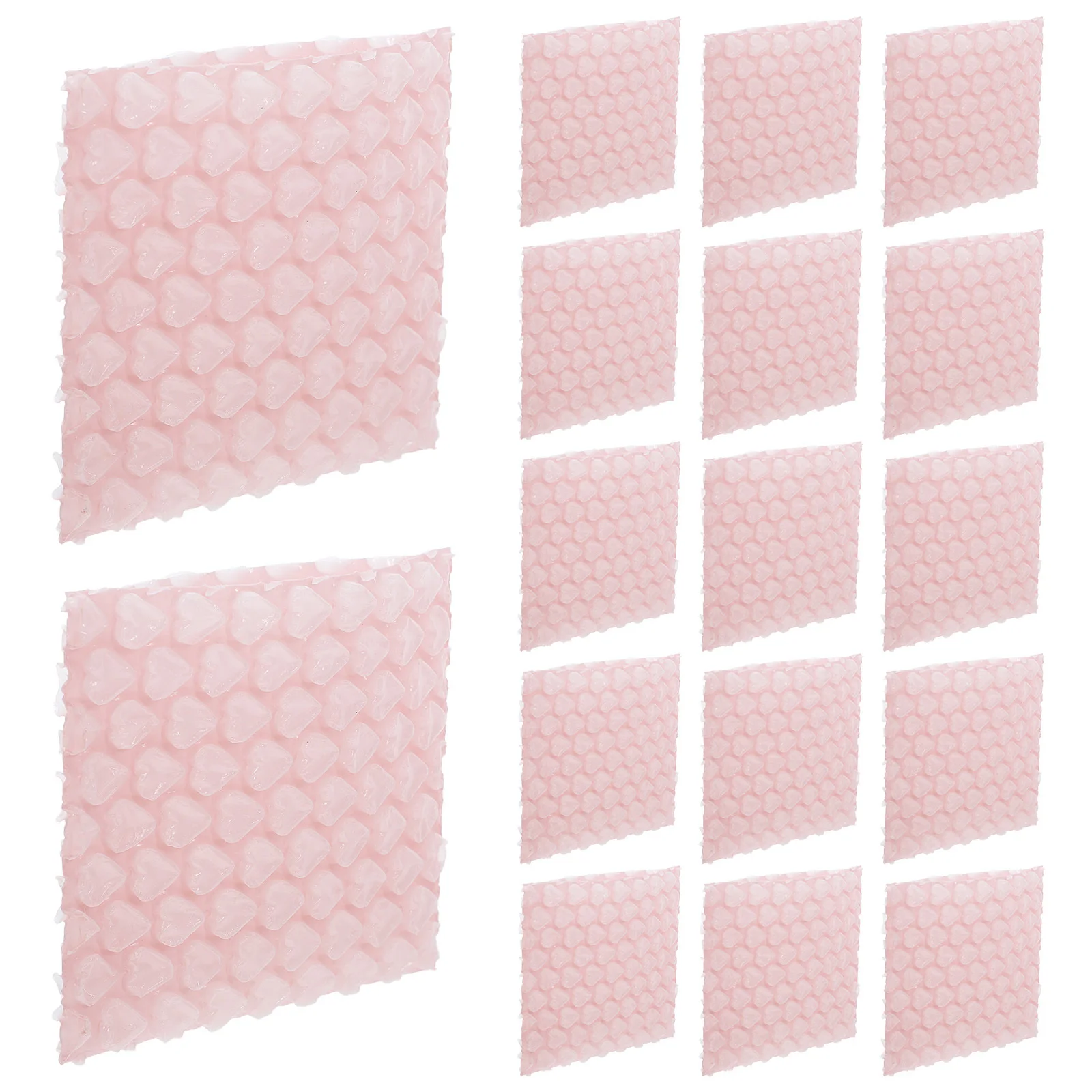 50 Buste Imbottite Rosa con Design a Cuore, Spesse e Protettive per Spedizioni Sicure e Confezioni Regalo