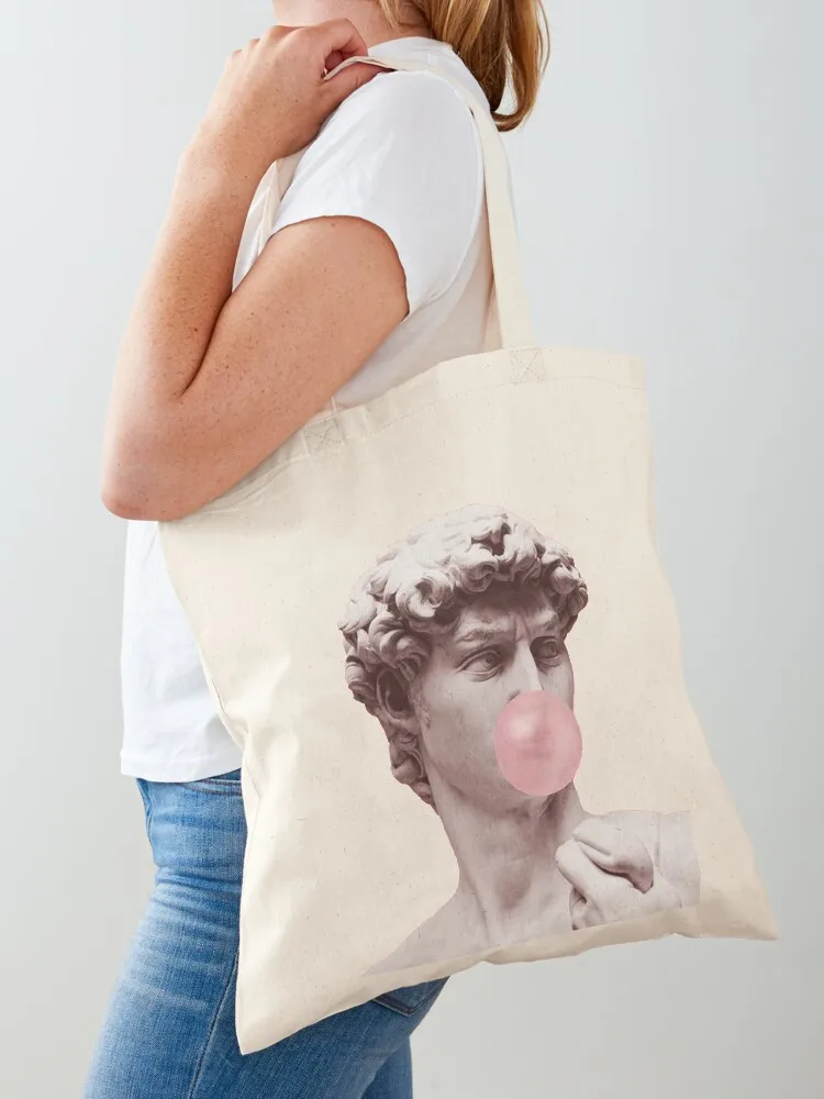 

Greek Statue Chewing Gum Tote Bag Shopper handbag tote bags cloth bags bag luxury women hand bag