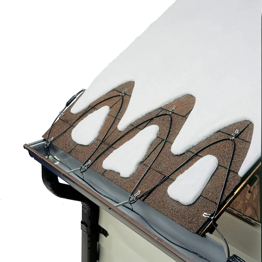 Kit cavi elettrici per tetto RC200, 120 V x 1000 W x 200 piedi, nero