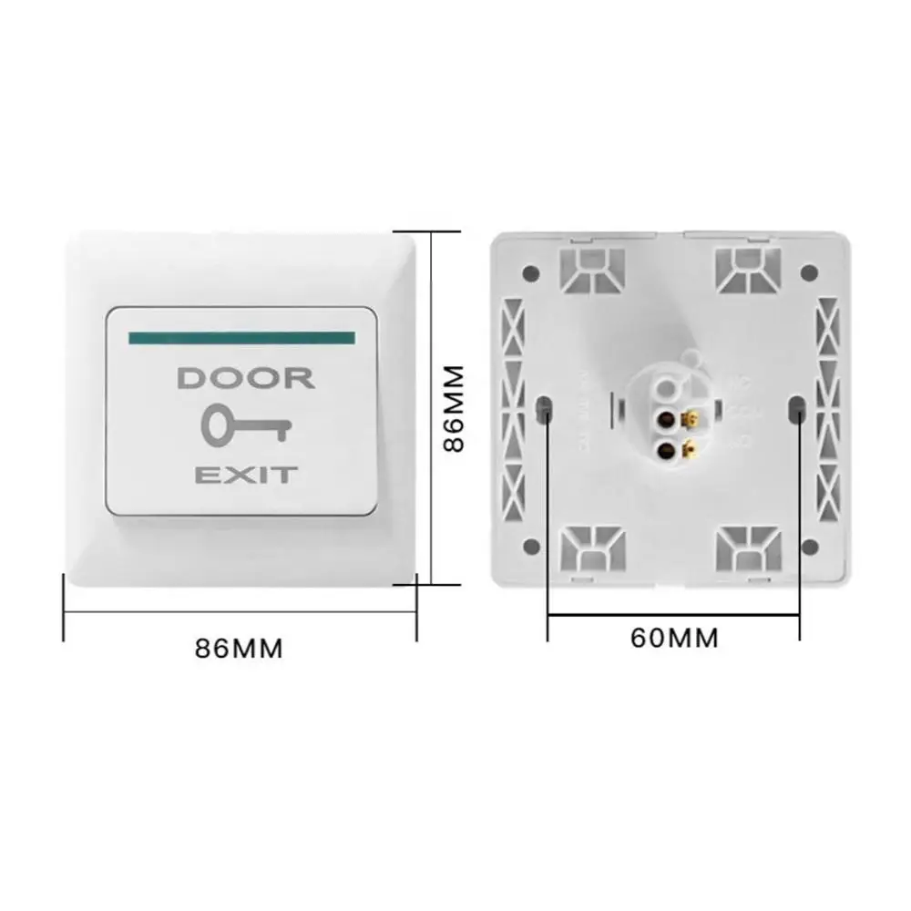 Stand-Alone 180kg Magnetic Lock Access Control System Kit with 12V Power Supply Exit Button & Full Set Card Door Entry System