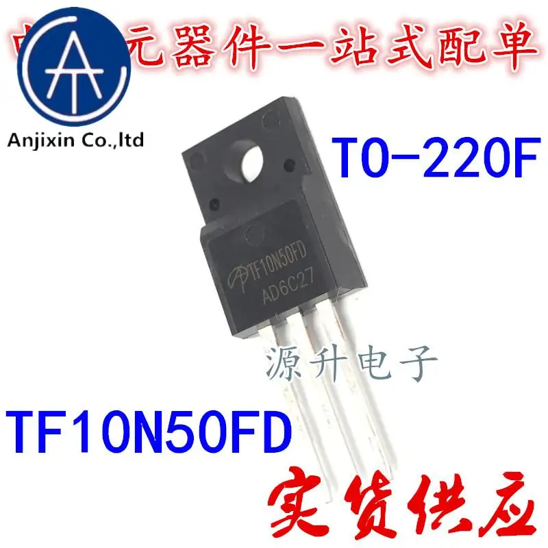 20PCS 100% orginal nova TF10N50FD/AOTF10N50FD