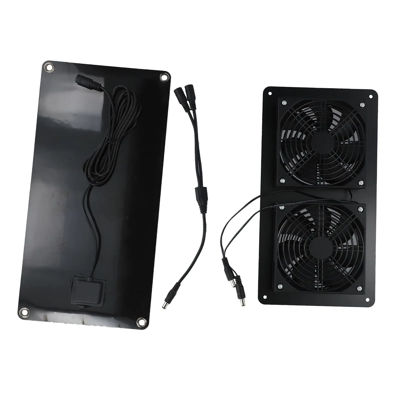 

Monocrystalline Solar Panel 30W 12V Exhaust Fan for Outdoor Office Eliminate Flavors Maintain Comfortable Temperature
