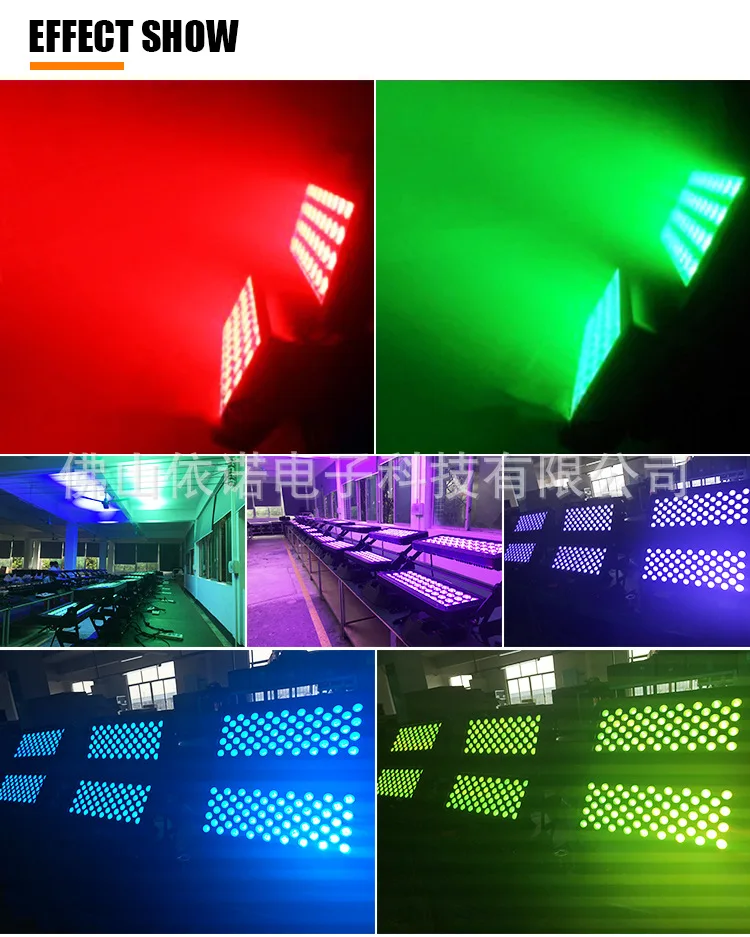 Outdoor cultural and tourism landscape lights 120 10W full color high power