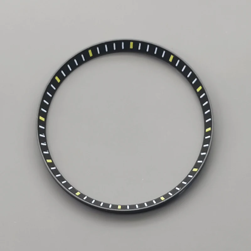 Ø 30,5mm Uhren kapitel ring passend für skx007 srpd skx009 nh35 nh36 Uhrwerk Uhrengehäuse Reparatur Innenring teile – Detail 3