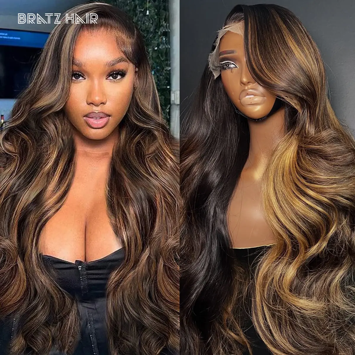 

450 High Density Body Wave Highlight Blonde 13x4 HD Lace Frontal Wig Human Hair Highlight Ombre P1B/30 4x4 5x5 Lace Closure Wigs