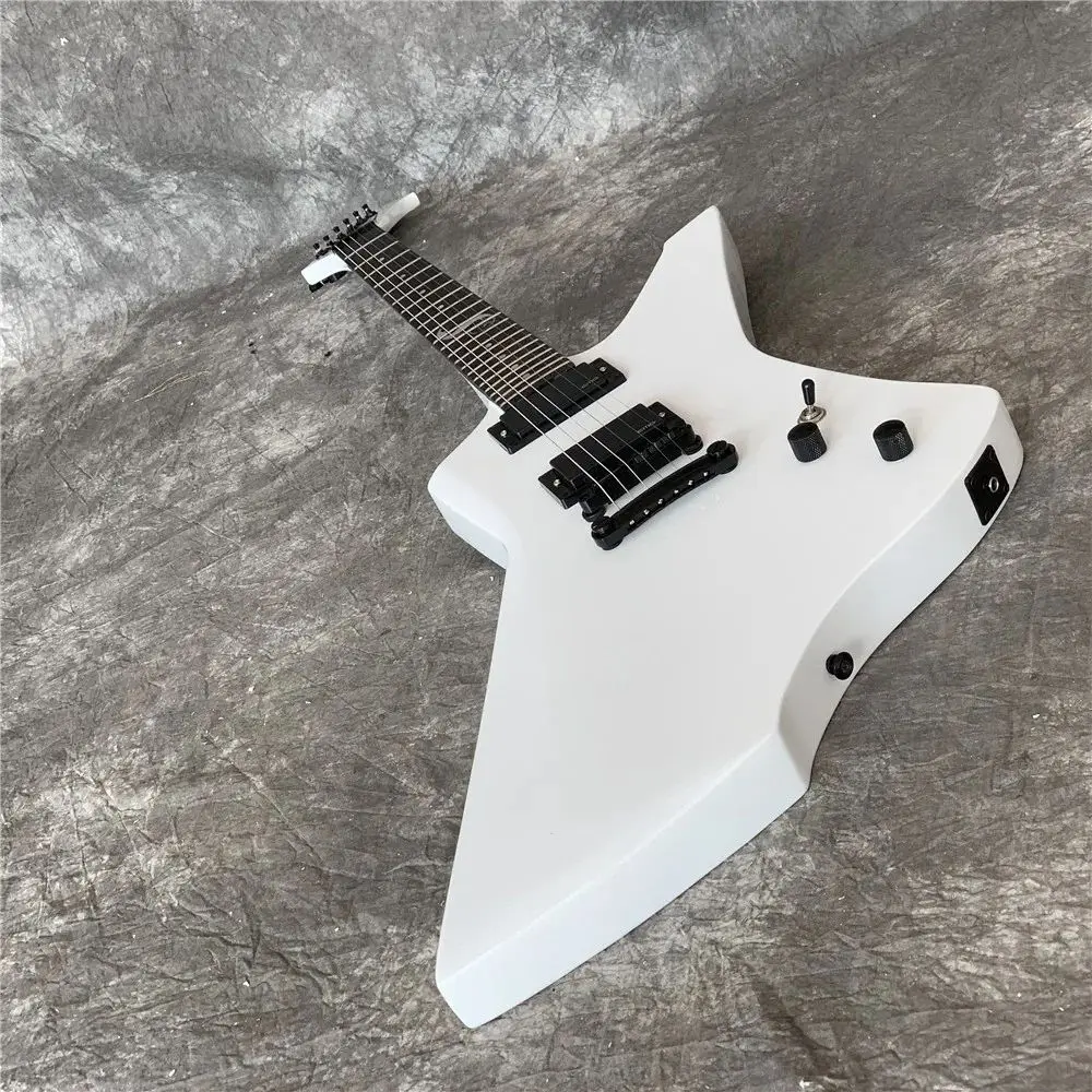 

High quality custom shaped special white guitar rosewood fingerboard enclosed pickup.