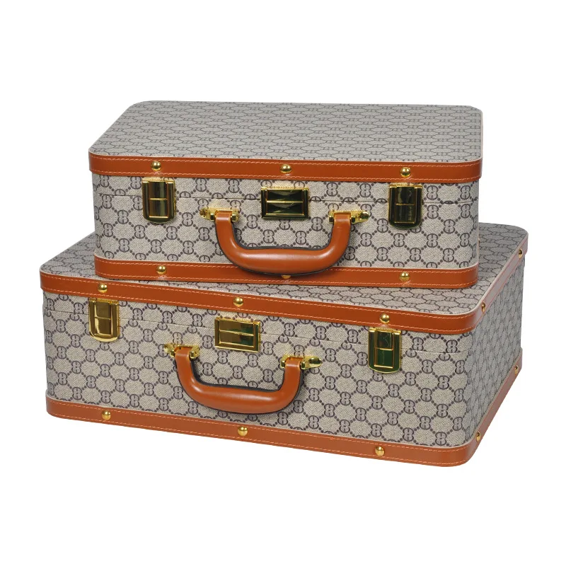 

European light luxury hardware, portable storage box, suitcase, cloakroom storage box craftsmanship, decorative ornaments