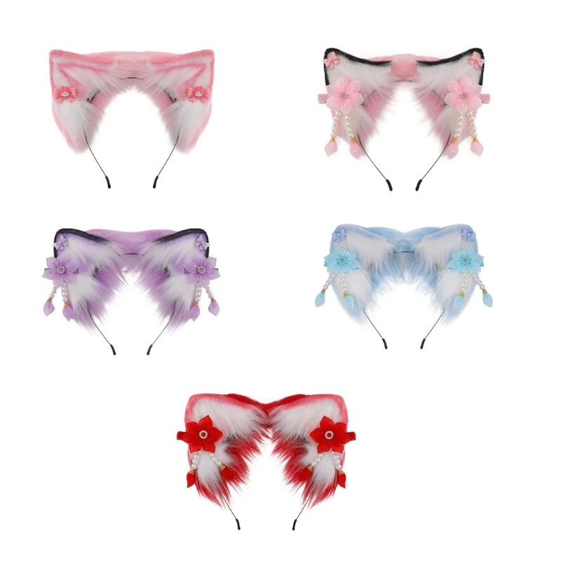 

Великолепная повязка на голову в форме лисицы, пасхальные украшения для вечеринки, праздничные украшения для волос