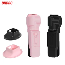 BRDRC Protective Case For DJI Osmo Pocket 3 Anti Drop Pressure Resistant Cover Protector Case Silicone Anti-slip Base Accessory