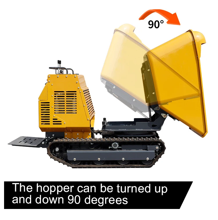 Multifunktionaler rotierender Dumper-LKW, hydraulischer Materialtransport-Raupenkipper, technischer Transport-Raupenkipper, kundenspezifisch anpassbar – Detail 4