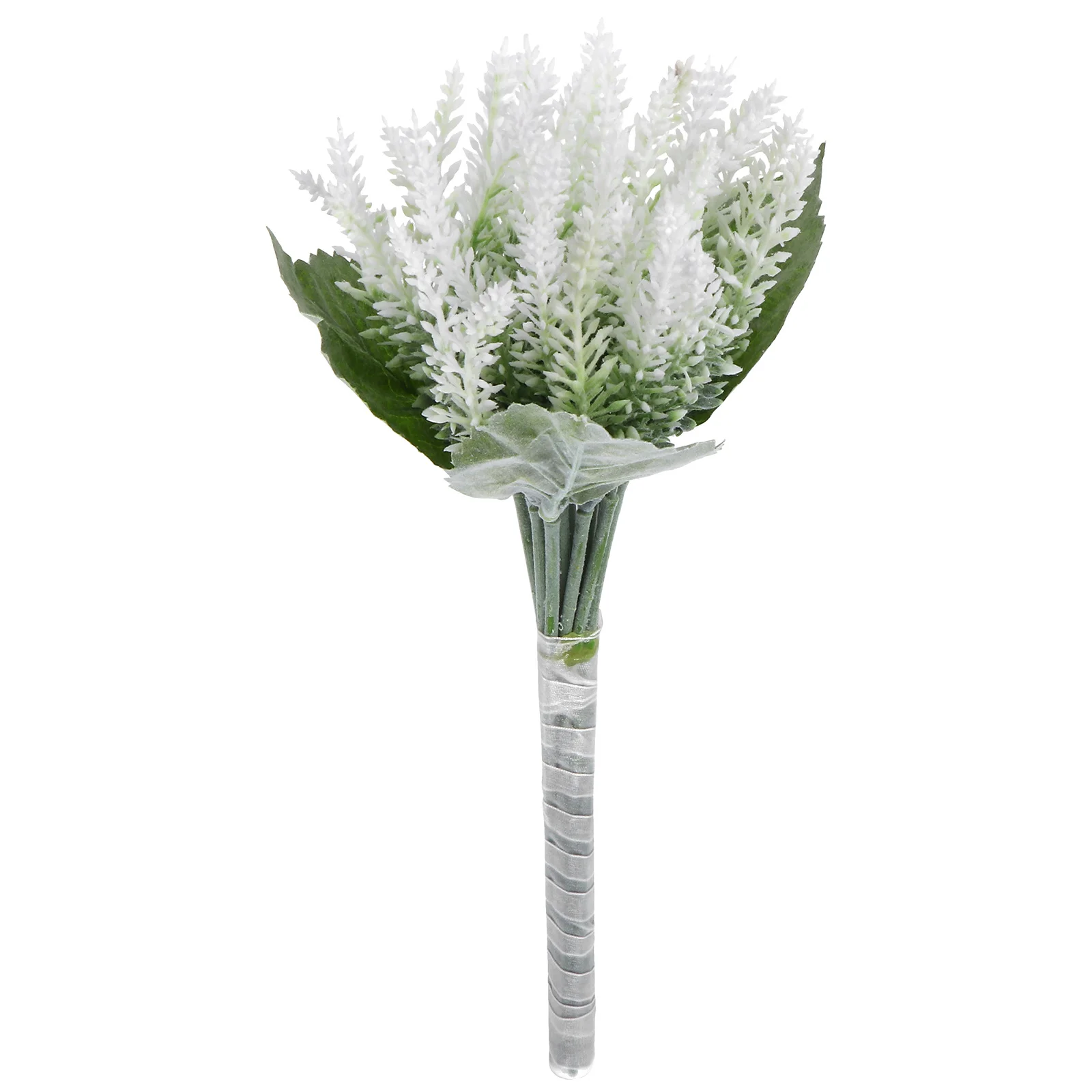 

1Pcs Artificial Lavender Bouquet Premium Lifelike Wedding Bridal Bouquet Decoration Home Office Party Artificial Lavender