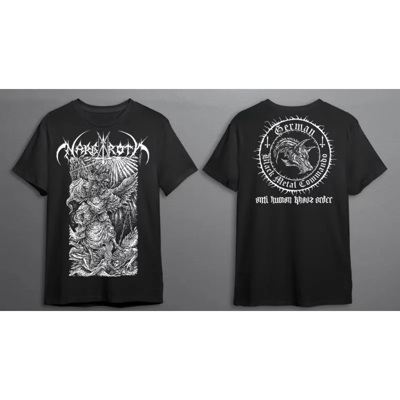 

Футболка Nargaroth Black Metal с анти-umanity Print S-4XL, хлопковая футболка унисекс, мужской и женский летний топ с короткими рукавами