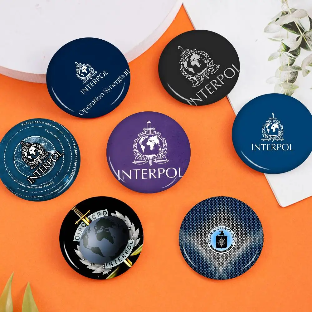 Interpol Anmie Anime Brooches Cute Cartoon  Badge Jacket Jeans Lapel Pin Gift Accessorie