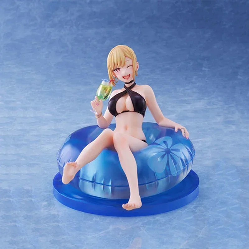 ANIPLEX My Dress-Up Darling Kitagawa Marin Night Pool Ver Anime Action Figures Collectible Model Genuine Original Toy