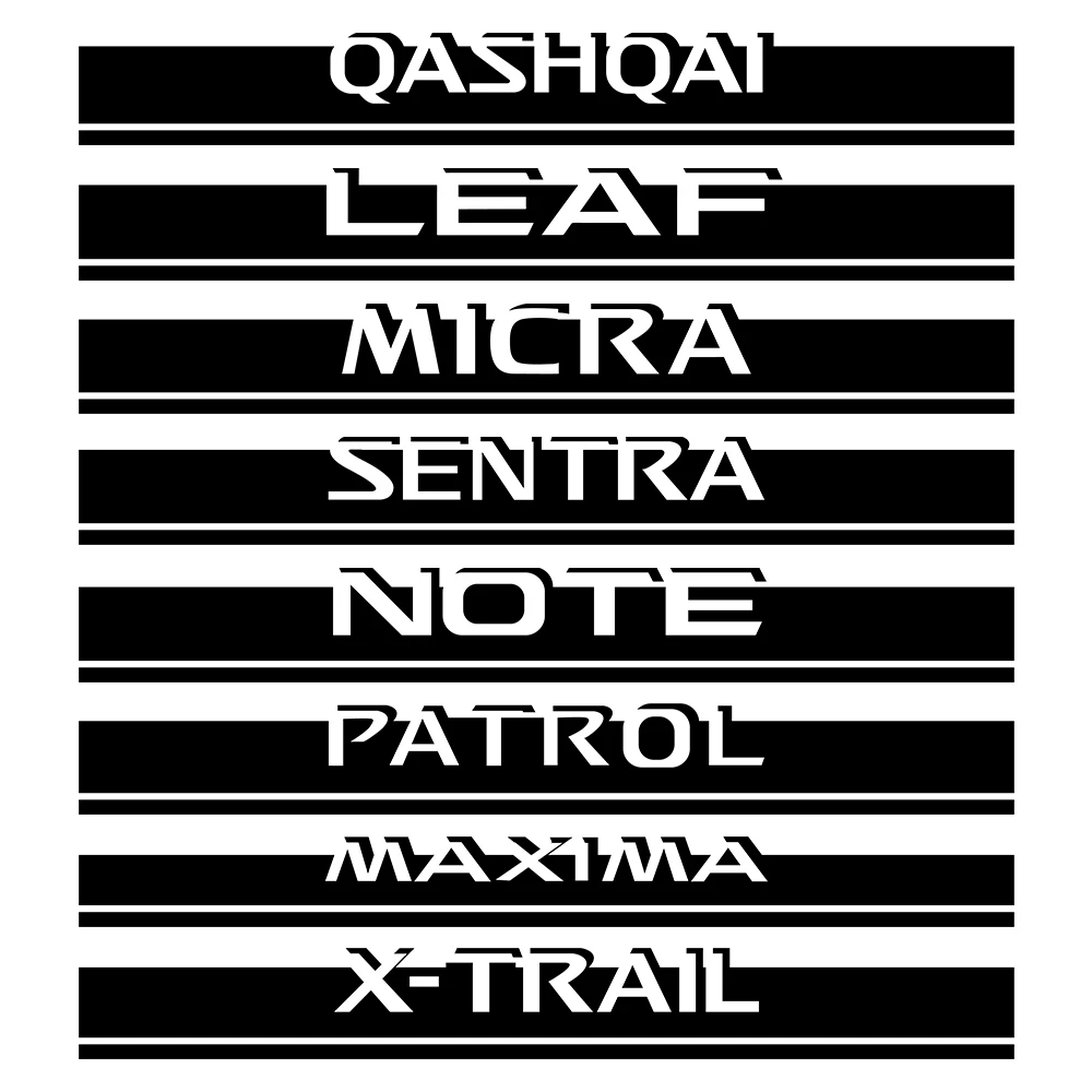 لنيسان قاشقاي J11 J12 ميكرا K12 ورقة 2 J10 دورية X-Trail سينترا نوت ماكسيما T32 غطاء محرك السيارة إكسسوارات ملصقات