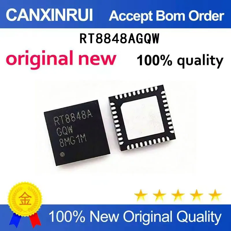 

（5 pieces）Truly brand new RT8848AGQW RT8848A QFN40 RT8848CGQW RT8848C RT8845A
