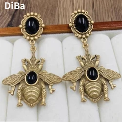 Fashion Jewelry Luxury Temperament Bee Earrings For Women Female Gifts Delicate Design Ear Accessories 2024 Trend New