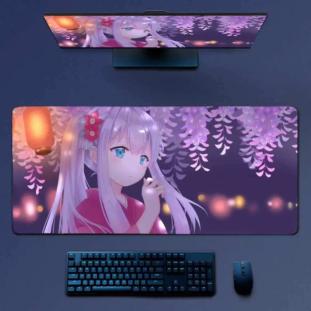 ANIME Izumi Sagiri Figure Mousepad Large Gaming Mouse Pad LockEdge Thickened Computer Keyboard Table Desk Mat