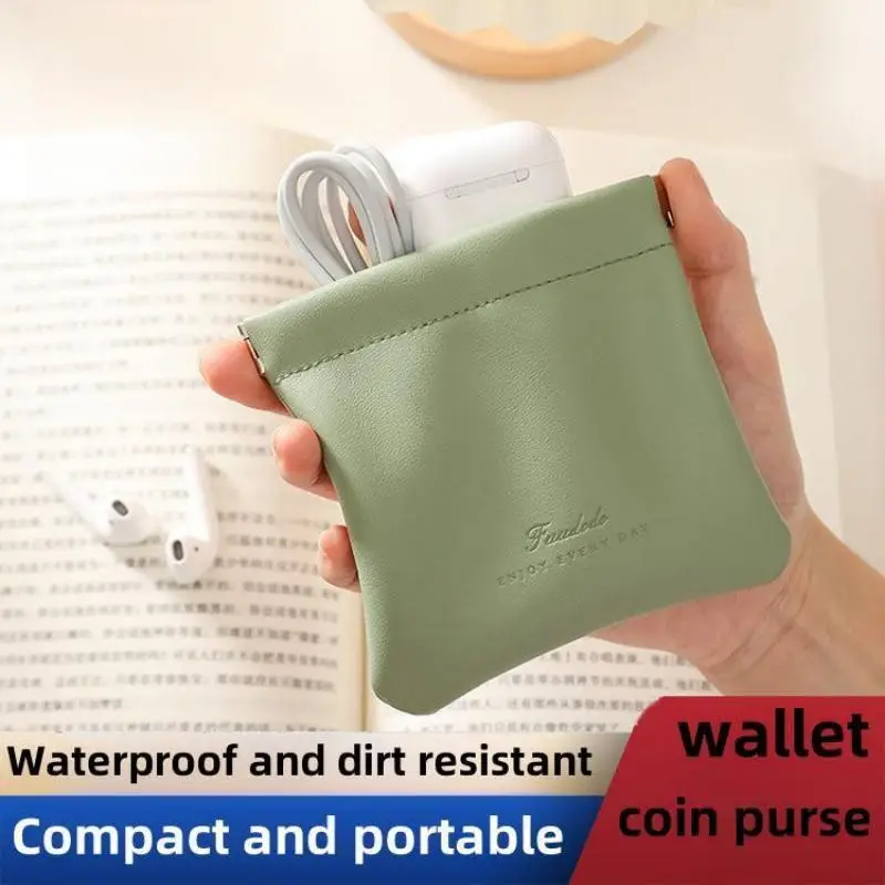 New Fashionable and Minimalist Cosmetic Storage Small Bag Women's Portable Zero Wallet Mini Bag Daily Small Item Storage Bag