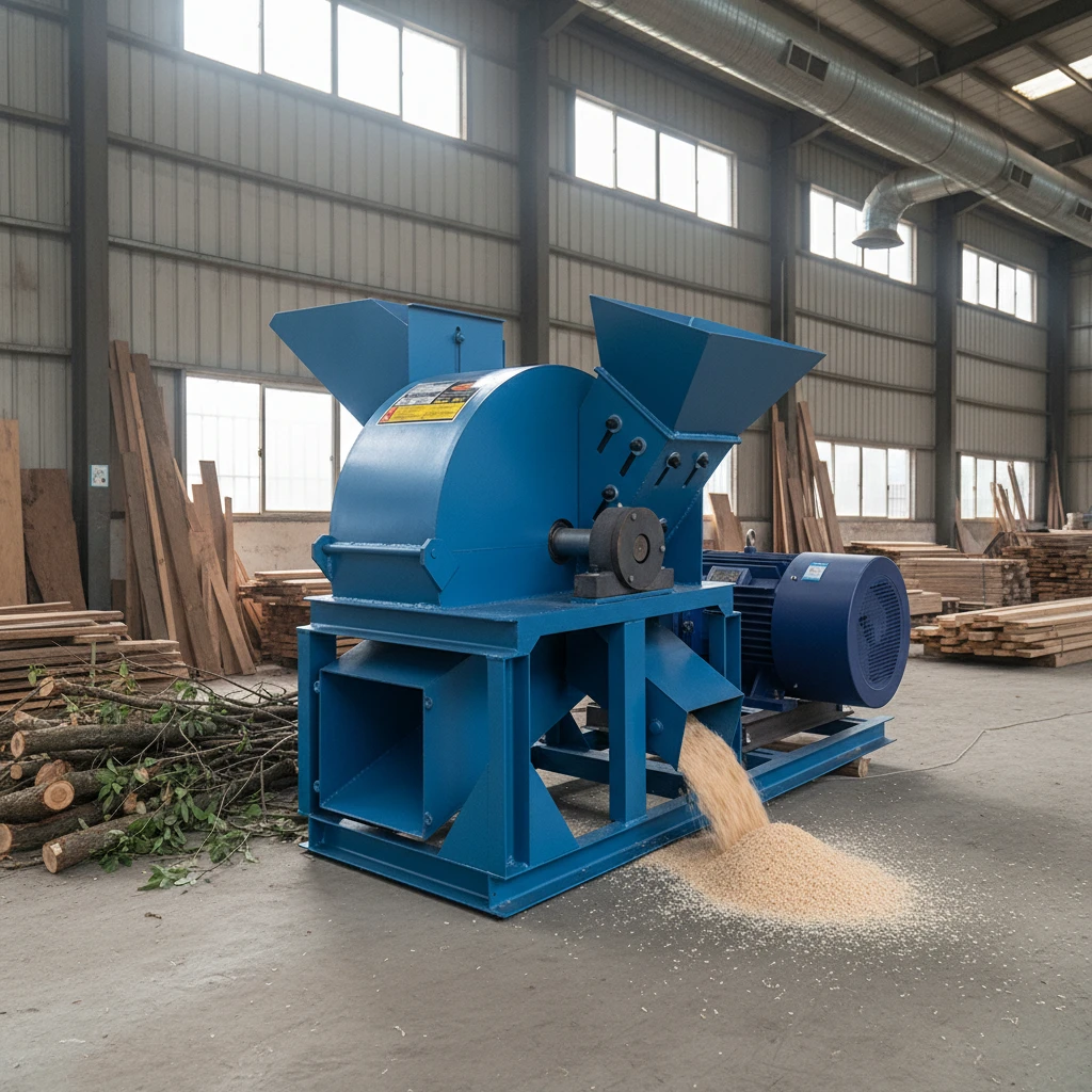 #Factory Direct Sales Movable Wood Crusher Garden Tree Crusher Agricultural Straw Crusher